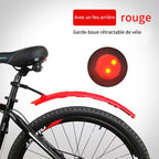 Retractable bike fender