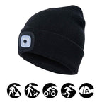 LED Knit Winter Beanie Hat