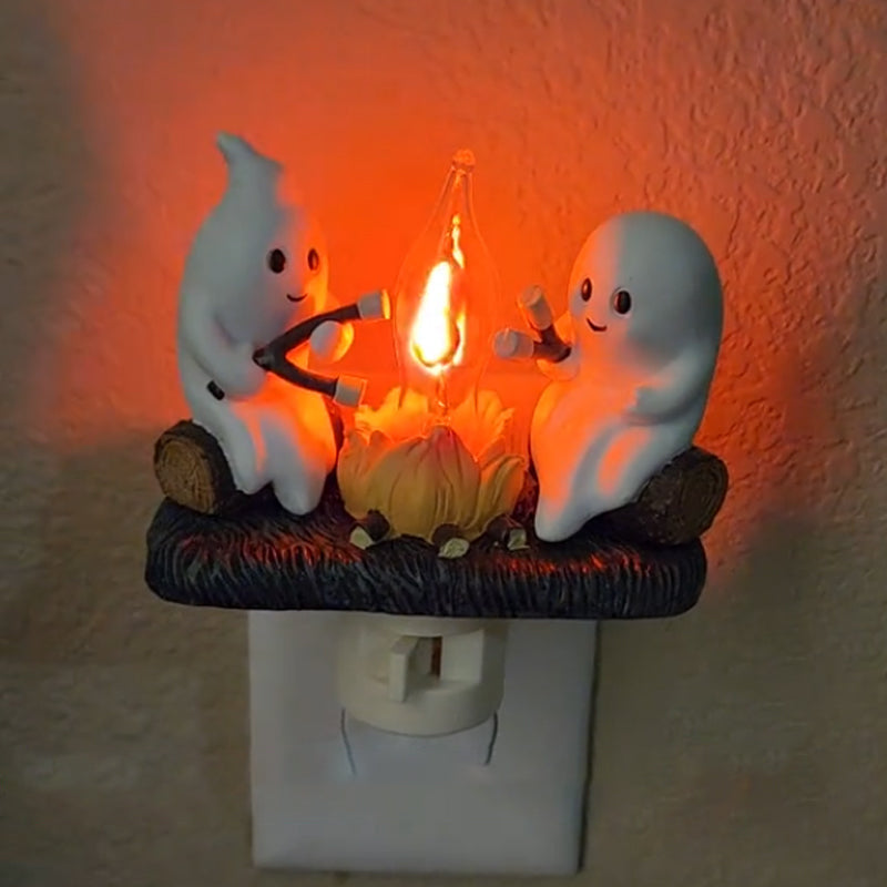 Ghost Bonfire Blinking Night Light