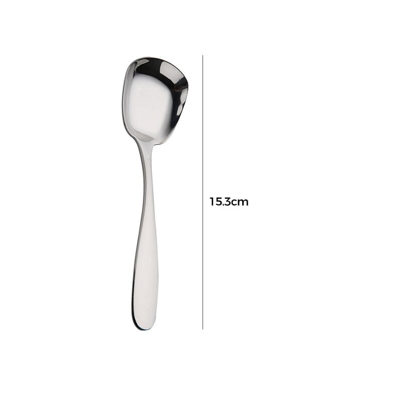 Square Head Stainless Steel Spoon