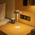 Orbella cordless LED table lamp with touch control – Elegant round modern design