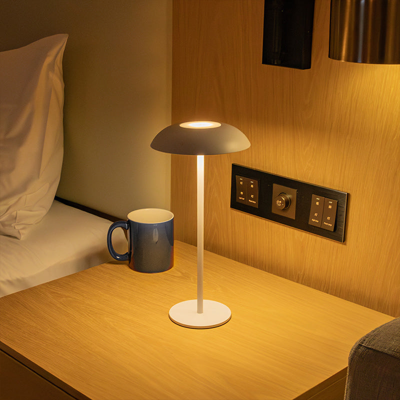 Orbella cordless LED table lamp with touch control – Elegant round modern design