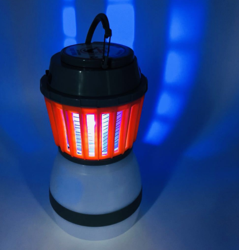 Solar LED Mosquito Lamp with Integrated Lantern – Effective Insect Protection and Lighting for Garden and Camping