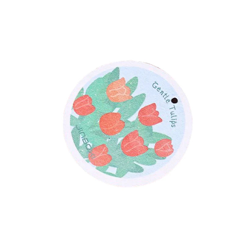 Kitchen flower print wood pulp cotton cloth