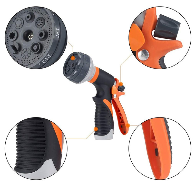 High pressure adjustable garden hose nozzle