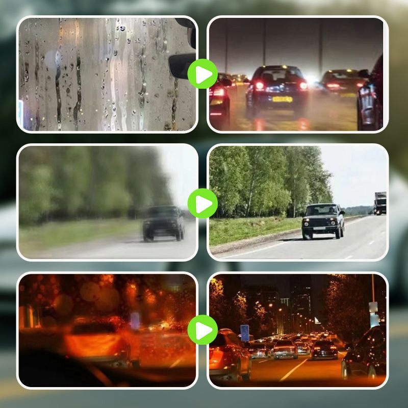 Oil film remover brush for car