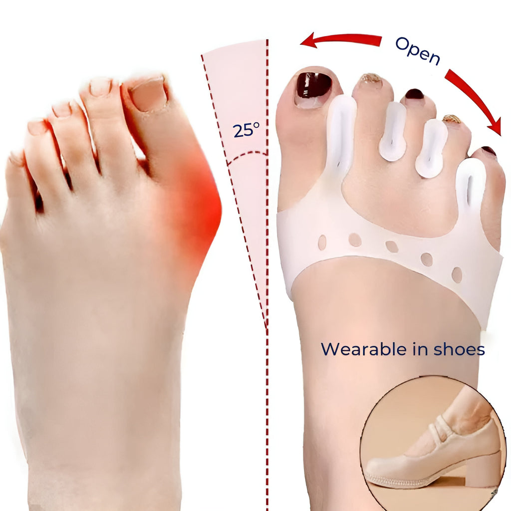 Pain Relief – Soft Silicone Cushioning – Improves Alignment – All Day Comfort