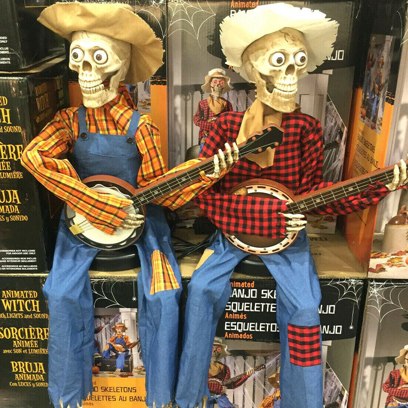 Animated Duel Banjo Skeletons S DrôLes