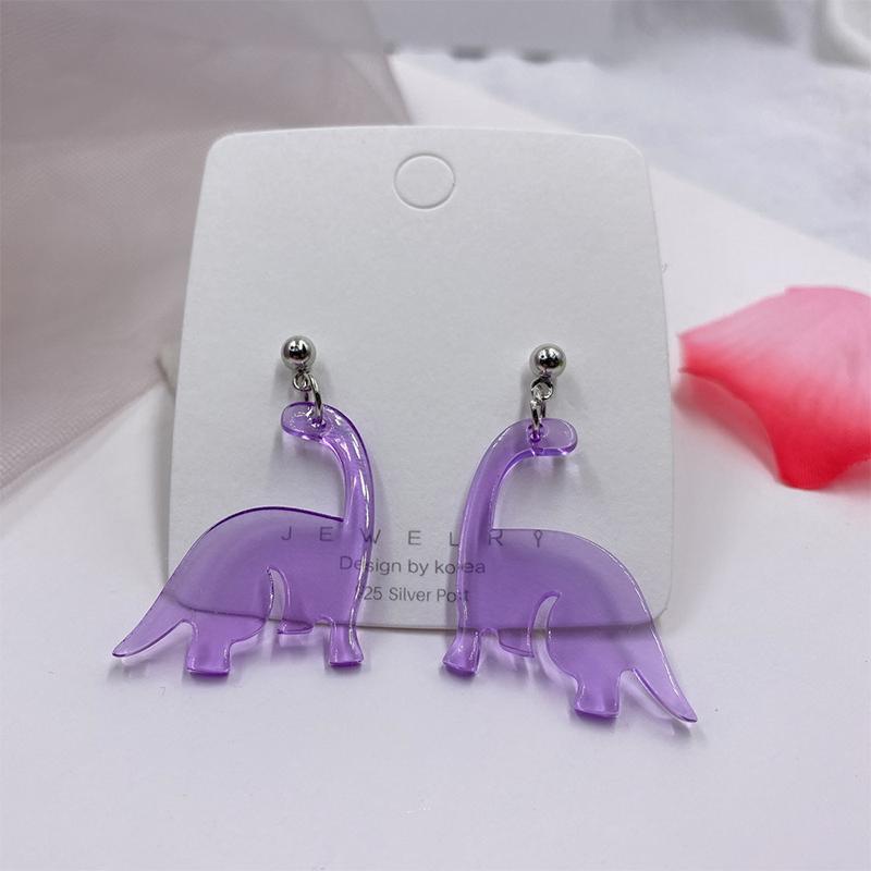 Acrylic Small Dinosaur Earrings
