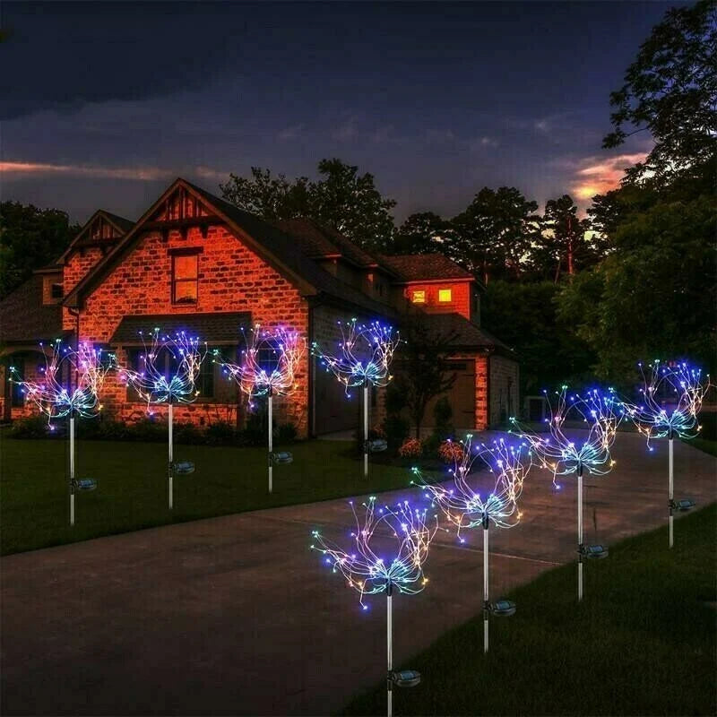 Waterproof Solar Garden Firework Lamp