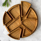 Jigsaw Puzzle Tray - Wood with Removable Dividers