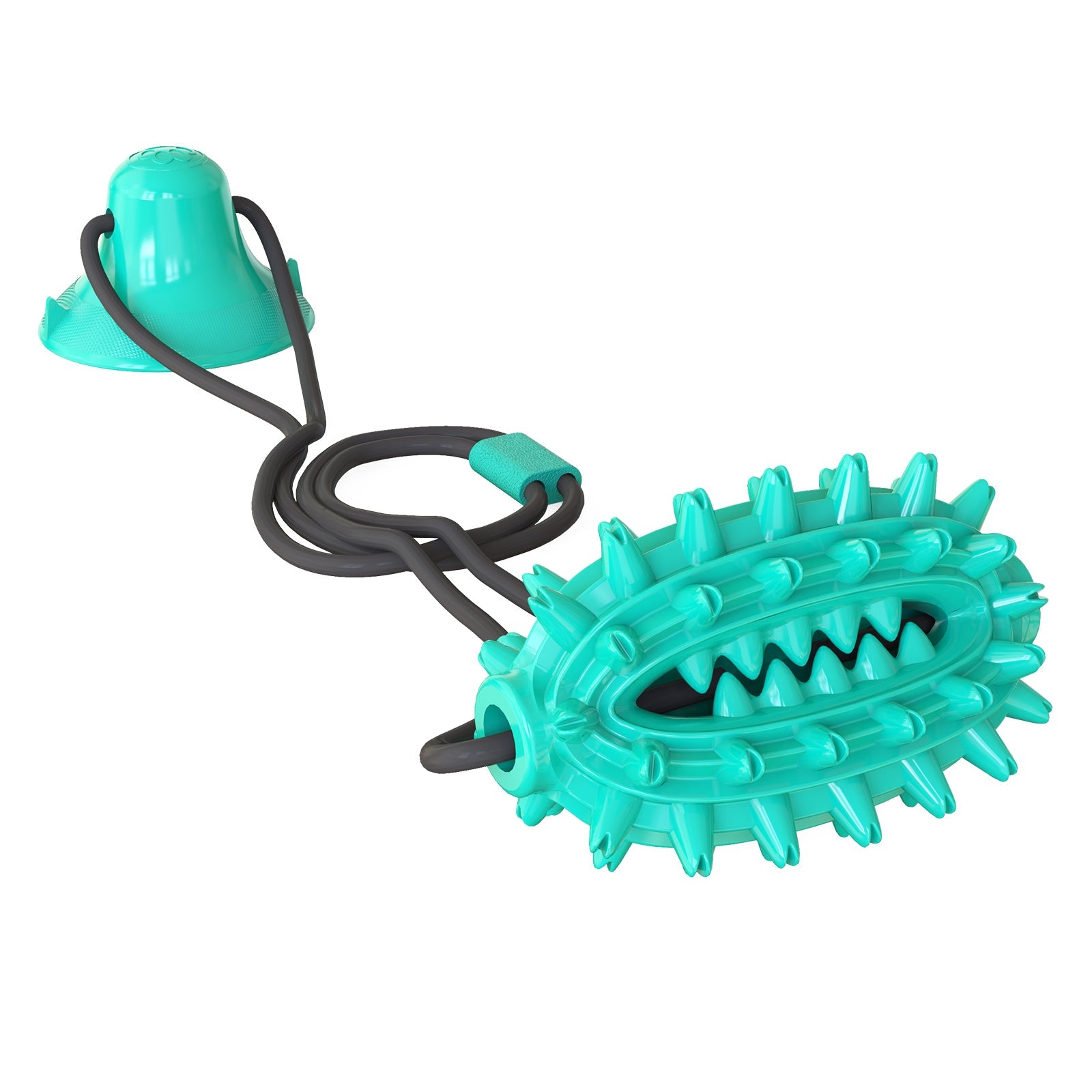 Single Suction Cup Cactus Chew Ball for Dogs