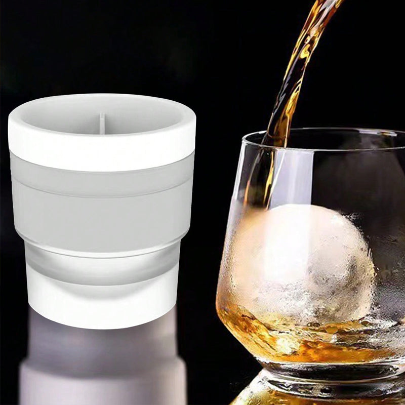 Silicone Stackable Circular Ice Hockey Ball Maker Mold