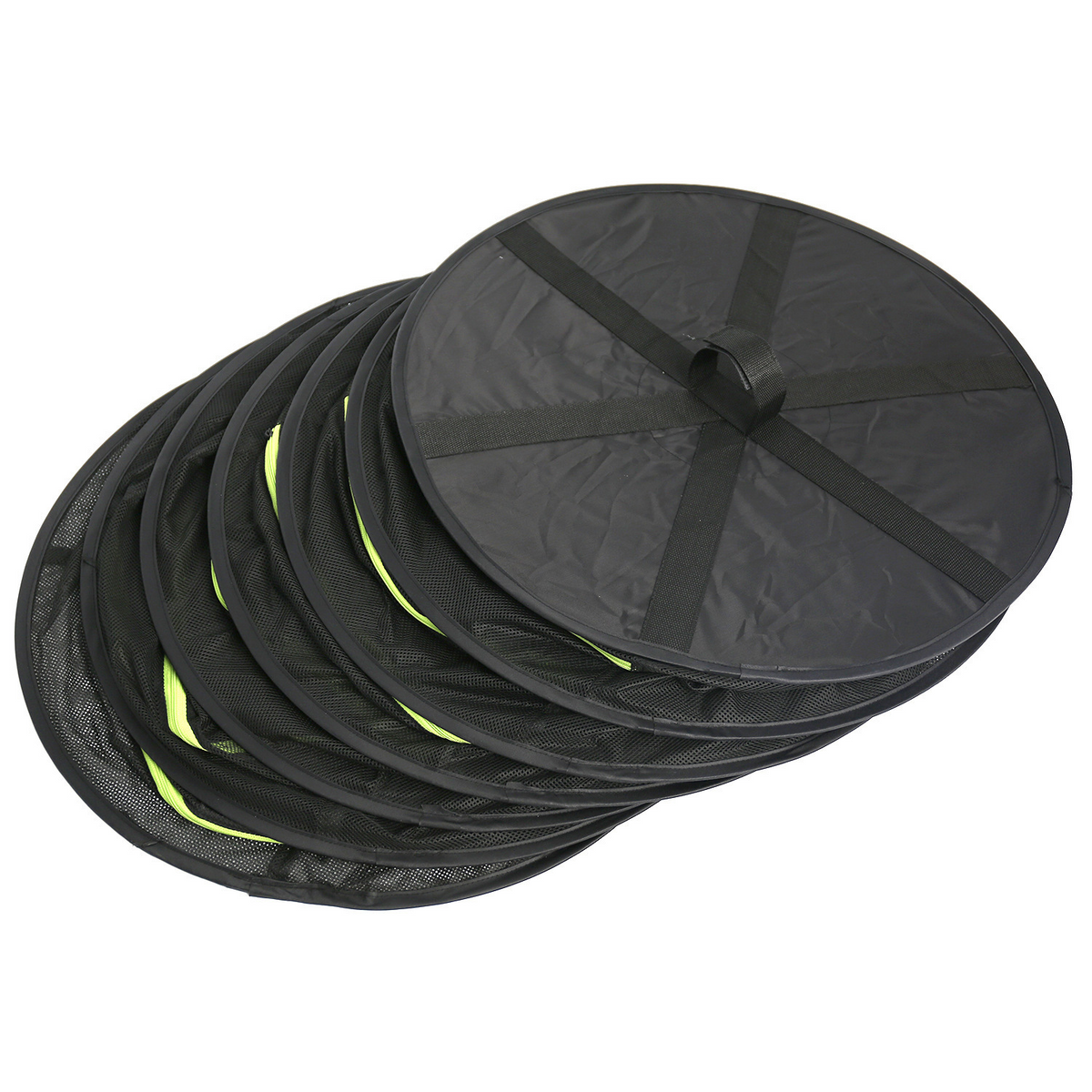 Foldable drying basket for fruits, vegetables, and herbs – Multi-tier net storage for quick drying process
