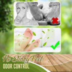 Foot deodorant and moisture absorber spray