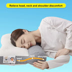 Ergonomic Orthopedic Neck Supporting Pillow – For Side and Back Sleepers