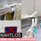 Nail-free adjustable rod holders (2 pieces)