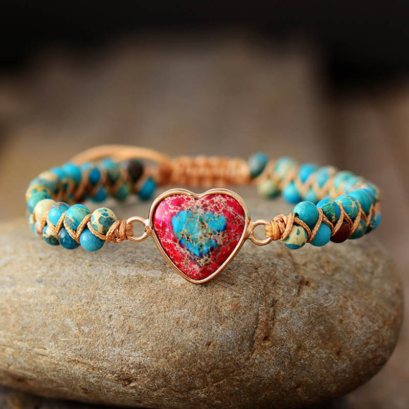 Passionate Heart-Jasper Bracelet