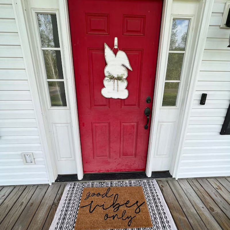 Easter Bunny Wooden Door Hanging Decor