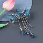 Dreamy butterfly hair clip with fringes