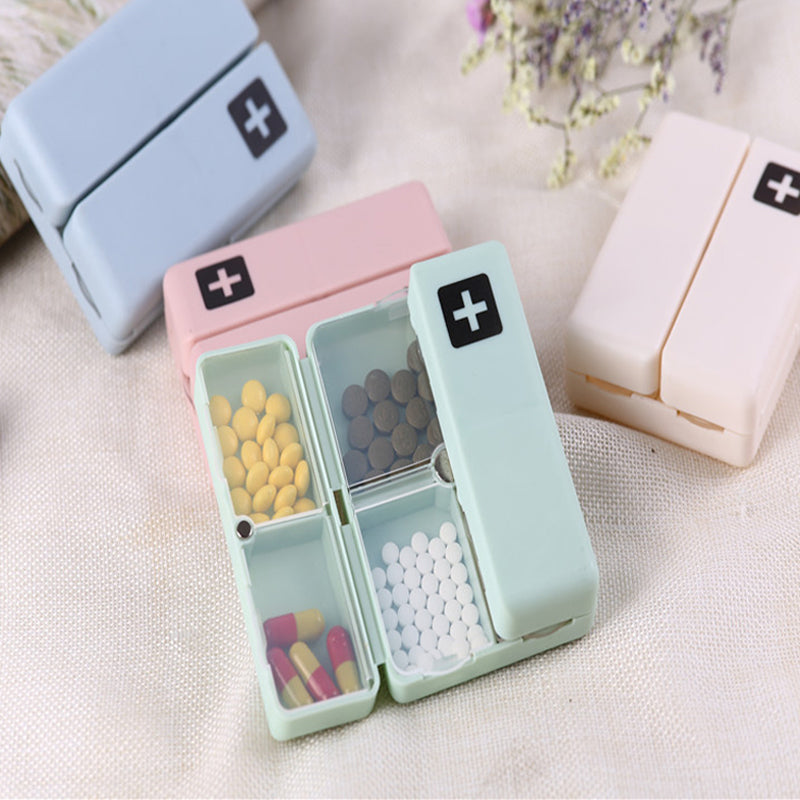 7 Compartments Portable Medication Organizer