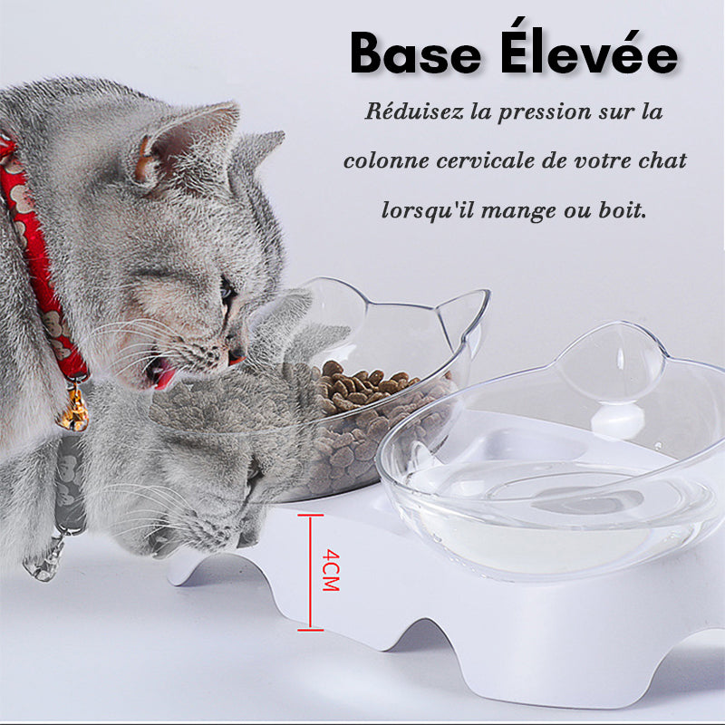 Feeding bowl for cats