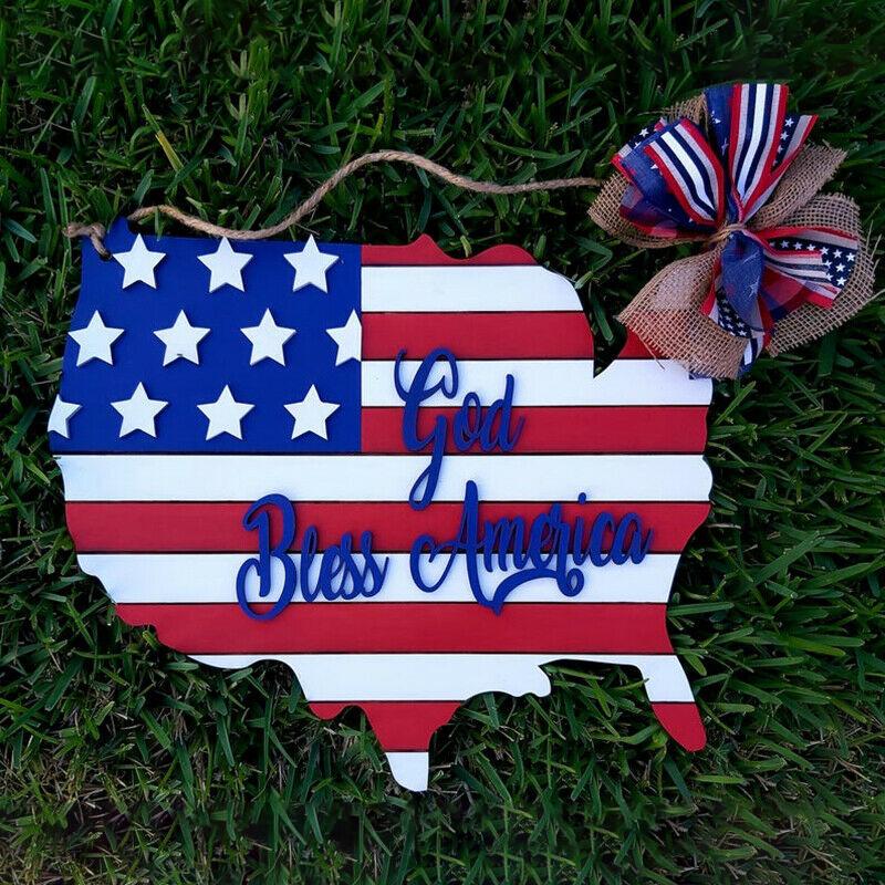 America Flag Decorative Sign