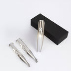 Rust-Resistant Stainless Steel – LED Light Precision Grip – Long-Lasting At-Home Grooming
