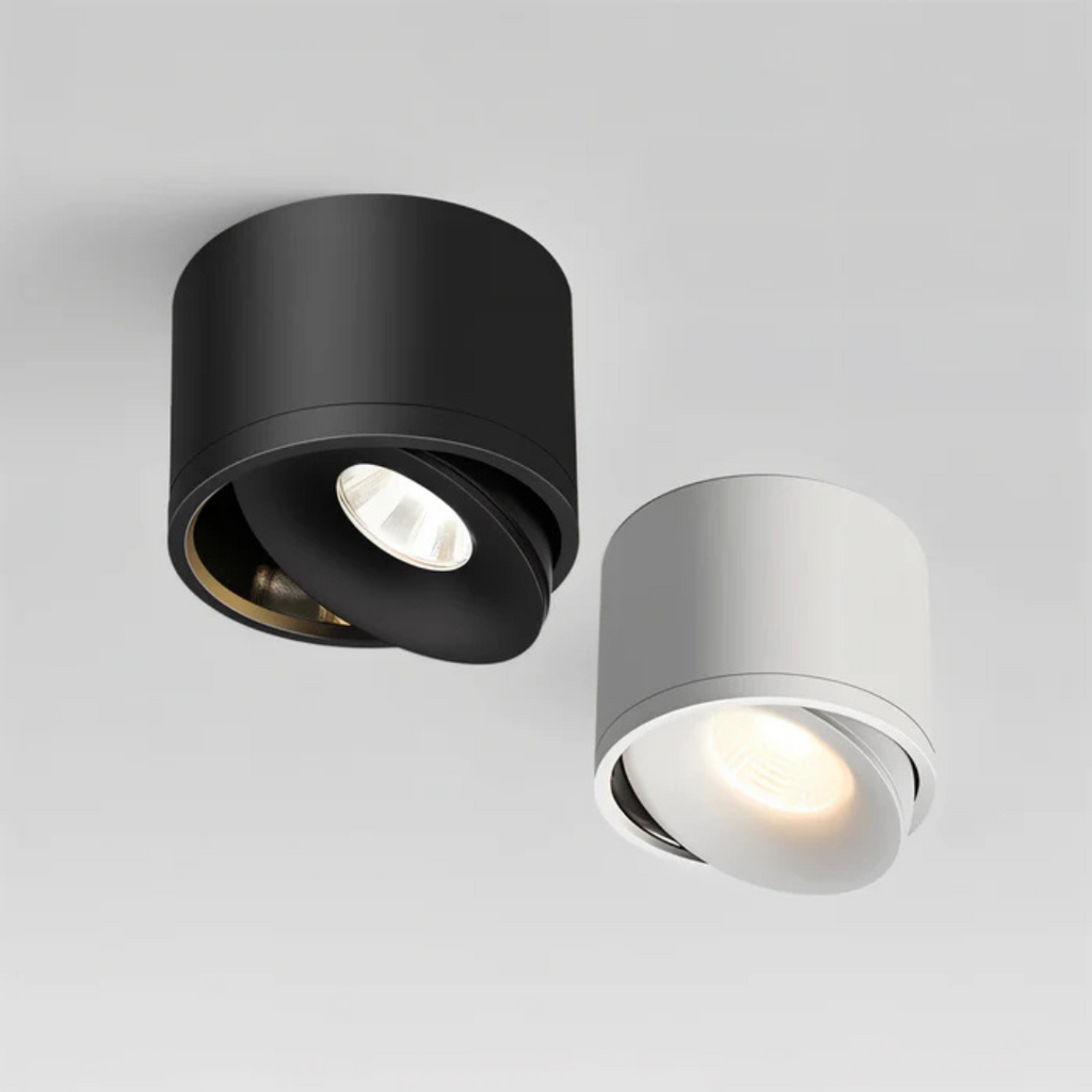 Minimalist LED Ceiling Lamp | 360° Rotatable Design