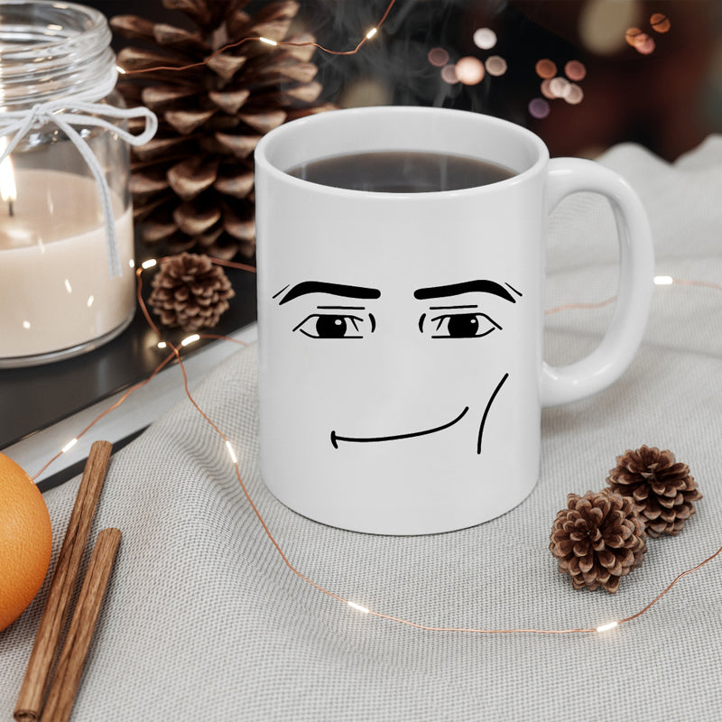 Emoji printed ceramic mug