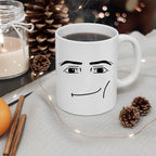 Emoji printed ceramic mug