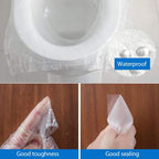 50 PCS Transparent Disposable Toilet Pads