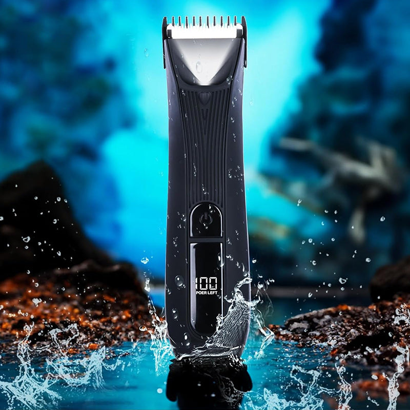 Full body washable hair clipper with light