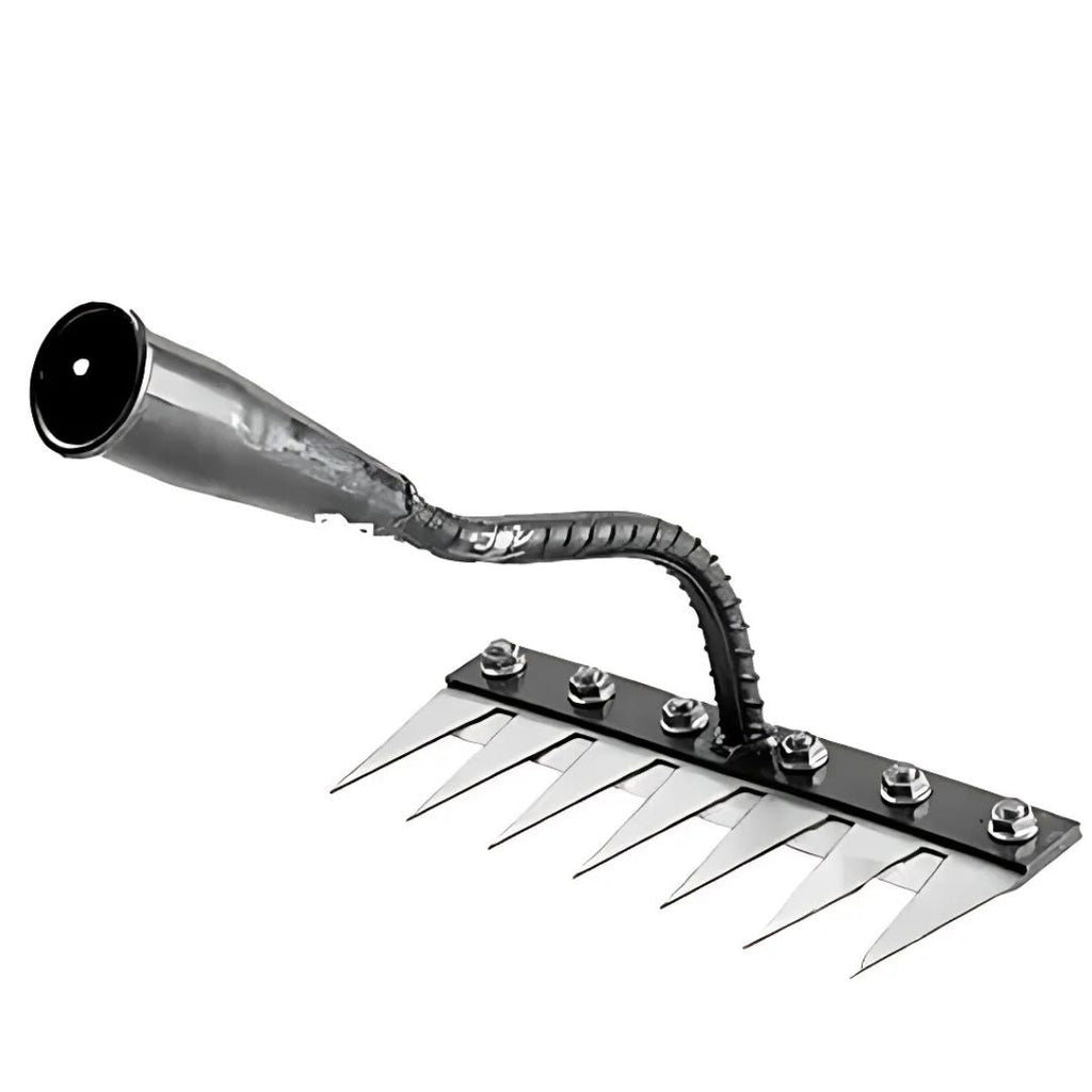 Weeding Rake | Ultra-Durable Steel Teeth & Ergonomic Handle for Effortless Garden Maintenance