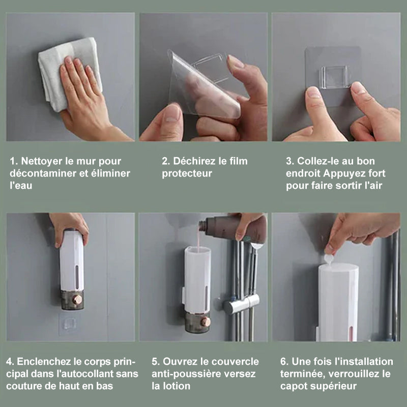 Wall-mounted soap dispenser