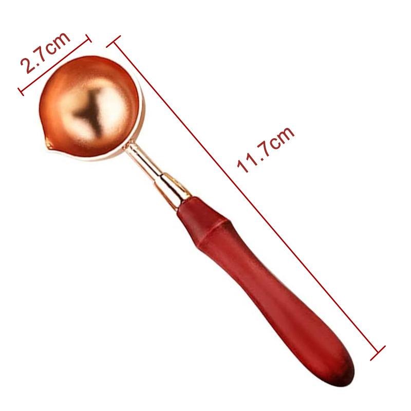 Sealing spoon & wax seal stamp
