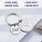 To my Dad/Mom keychain (Dad/Mom pendant)