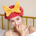 Super absorbent hair towel for wet hair