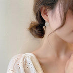 Vintage Flower Pendant Earrings
