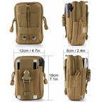 Water-resistant hip bag for men