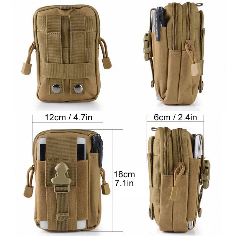 Water-resistant hip bag for men