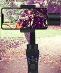 Three-axis Stabilized Phone/Camera Holder, with Stabilizer, Automatic Recognition Tracking, One-button Control and Multiple Shooting Modes, for Shooting Photos and Video