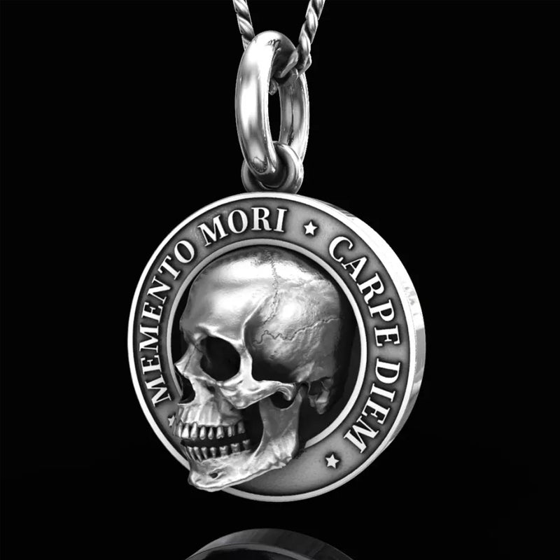 Skull Necklace Made of Titanium Steel
