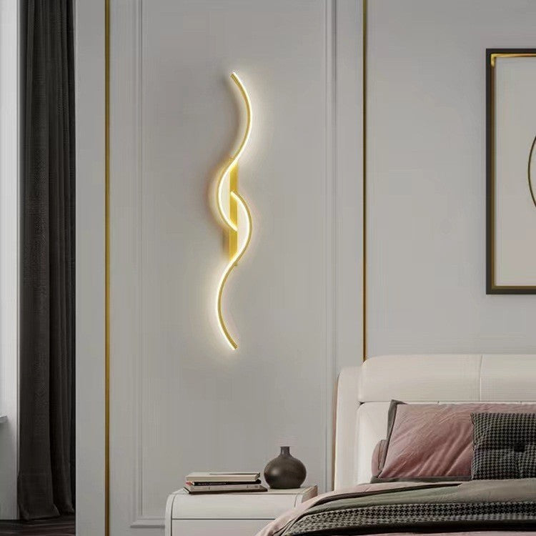Minimalist Luxury LED Wall Sconce - Multiple Sizes, Finishes, and Dimming Options