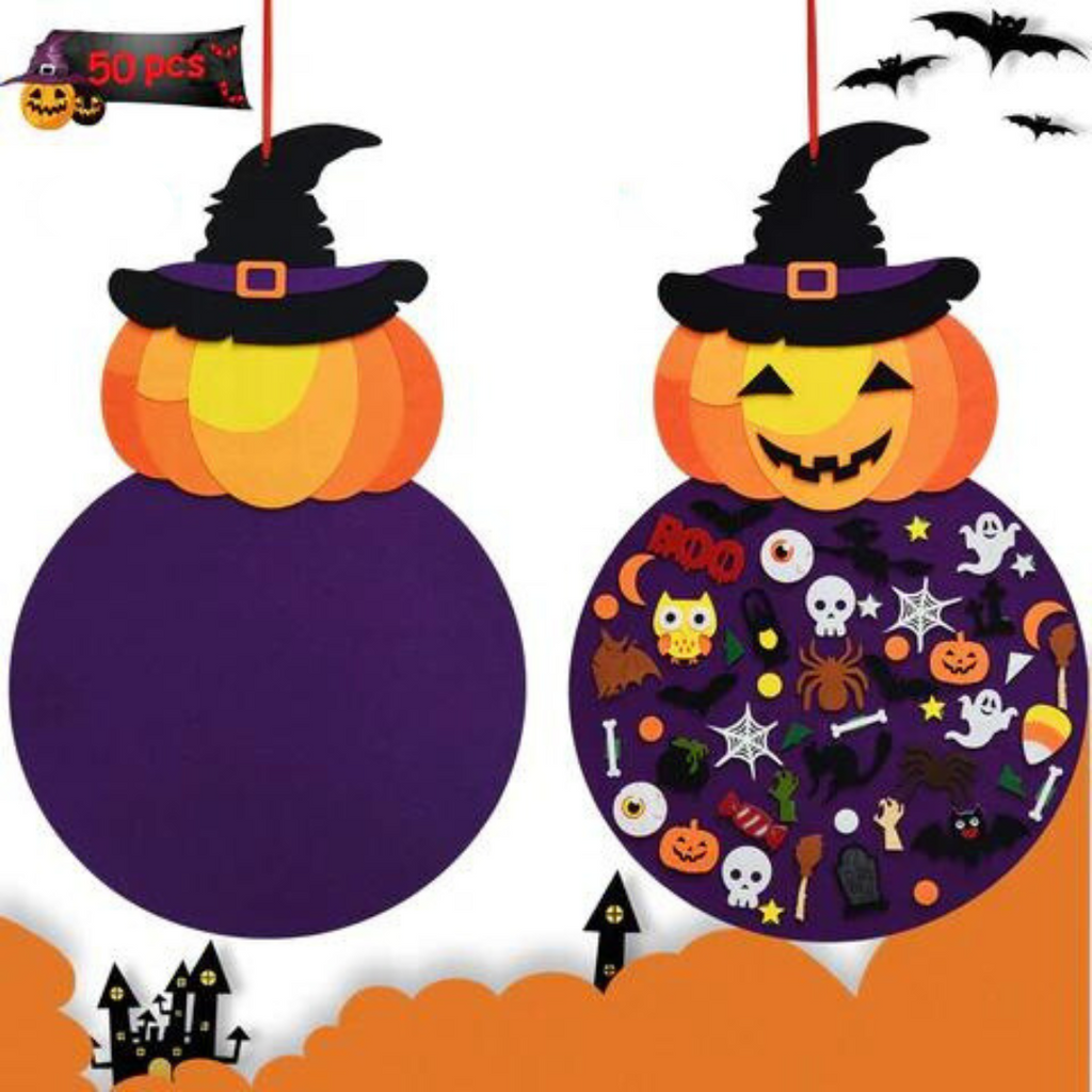 Halloween DIY Feltboard with Pumpkin – SpookyBoard