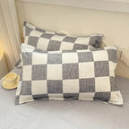 Chateau Checkered Bedding Set | 3pcs Set