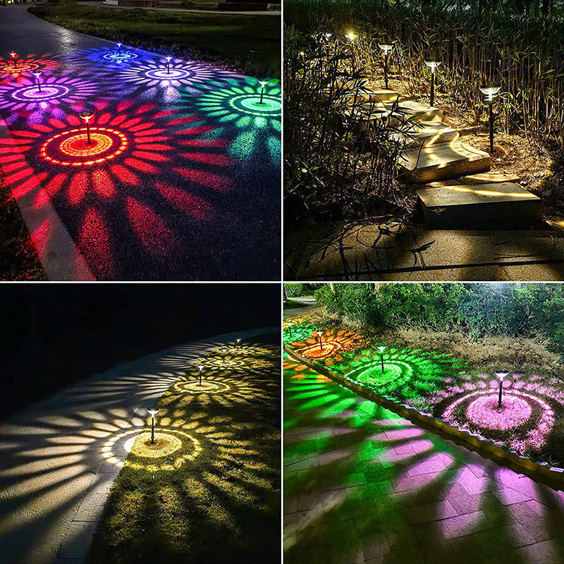 Solar-powered Colorful Outdoor Lighting