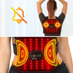 Red Light Therapy & Vibration – Rechargeable Heated Wrap – Eases Back Pain, Stiffness & Muscle Aches