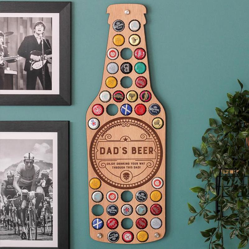 Beer bottle cap holder