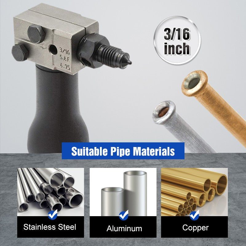Universal tool for flaring brake lines for cars